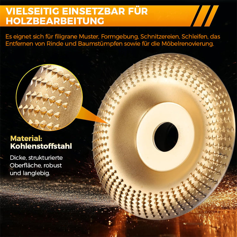 Holzschleifscheiben-Set (3-teilig) – Professionelles Fräsen, Schleifen und Formen