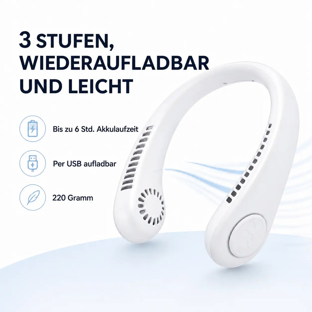 AirNek™ – Tragbarer Nackenventilator