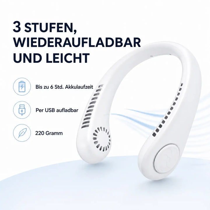 AirNek™ – Tragbarer Nackenventilator