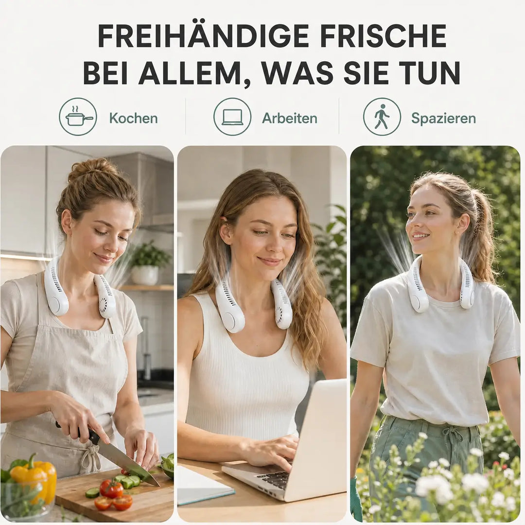 AirNek™ – Tragbarer Nackenventilator