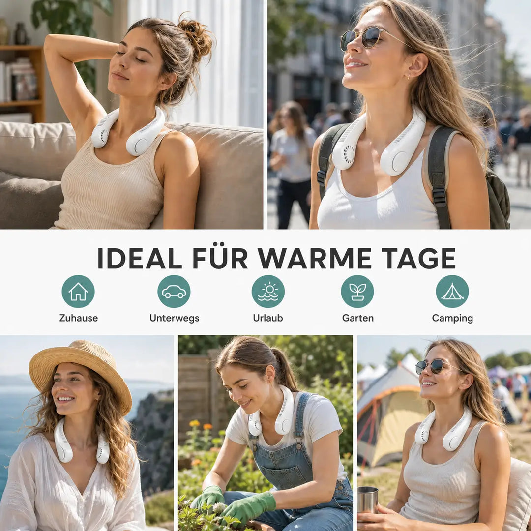 AirNek™ – Tragbarer Nackenventilator