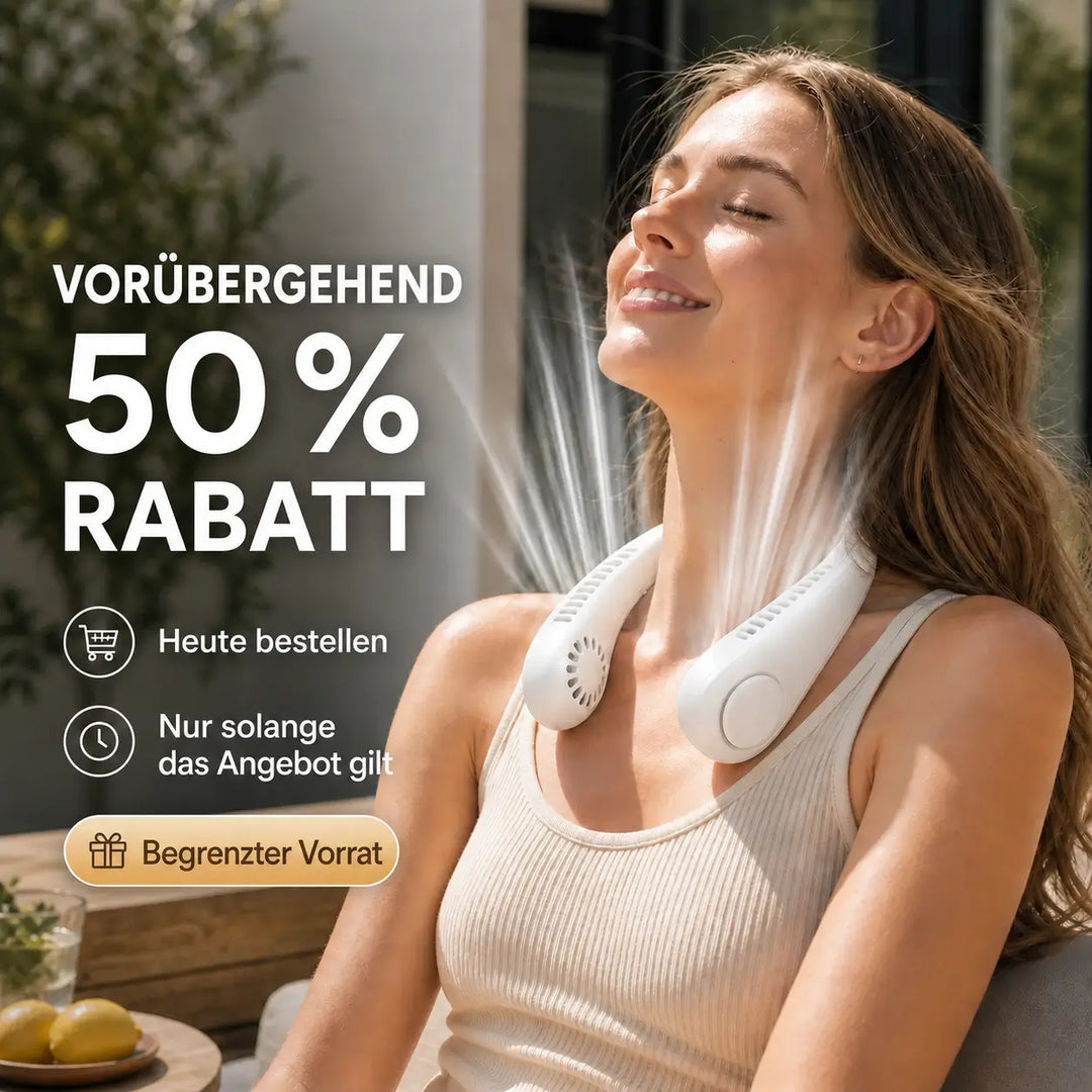 AirNek™ – Tragbarer Nackenventilator