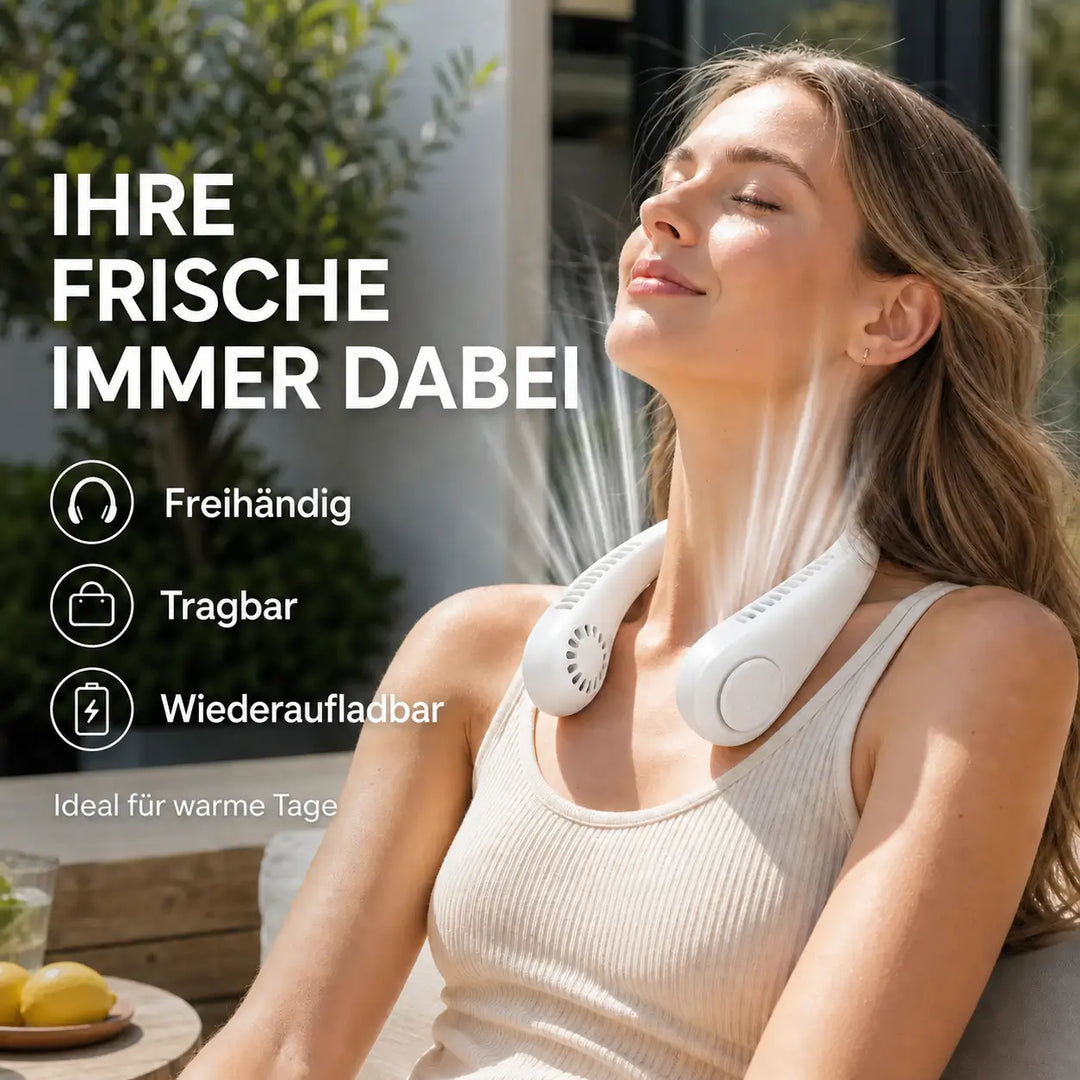 AirNek™ – Tragbarer Nackenventilator