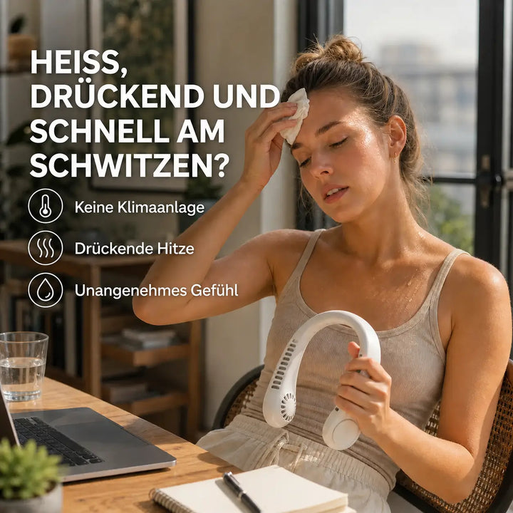 AirNek™ – Tragbarer Nackenventilator