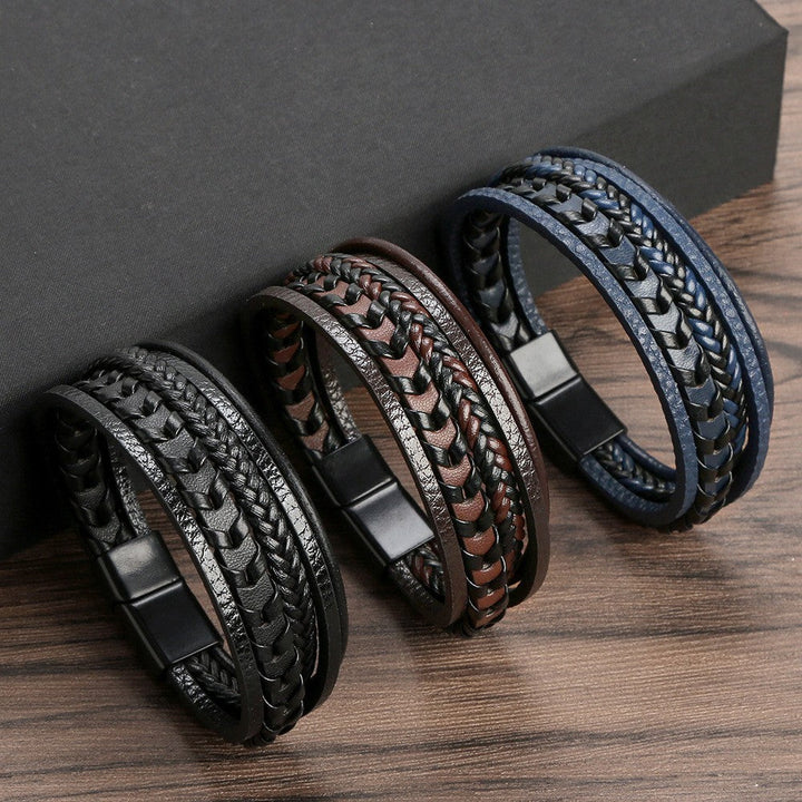 Lederarmband für Herren – robust, stilvoll und zeitlos (1+1 gratis)