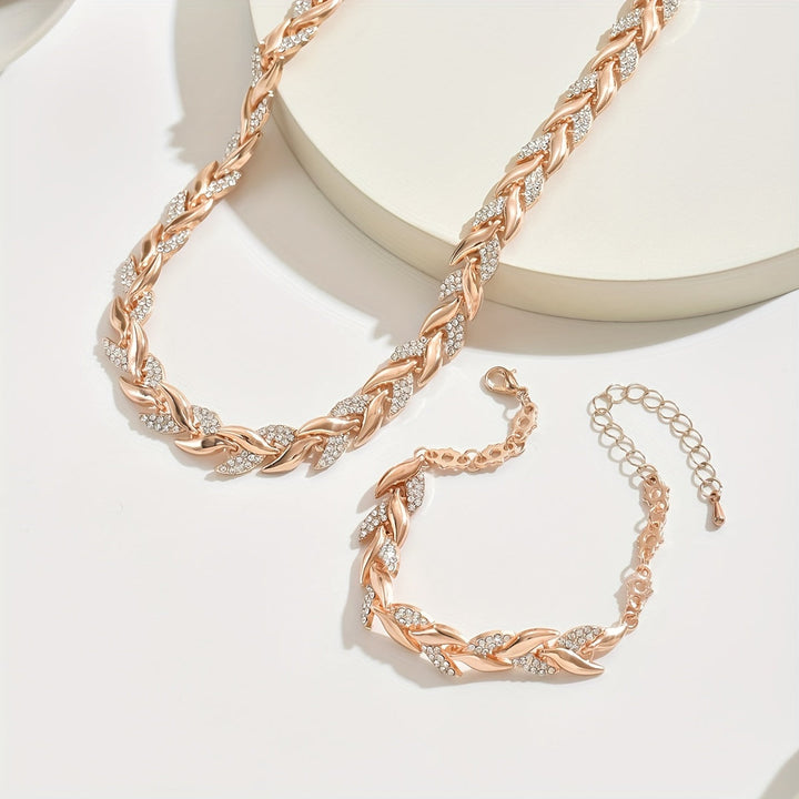 Handgefertigtes Set aus Fischschwanz-Halskette und Armband