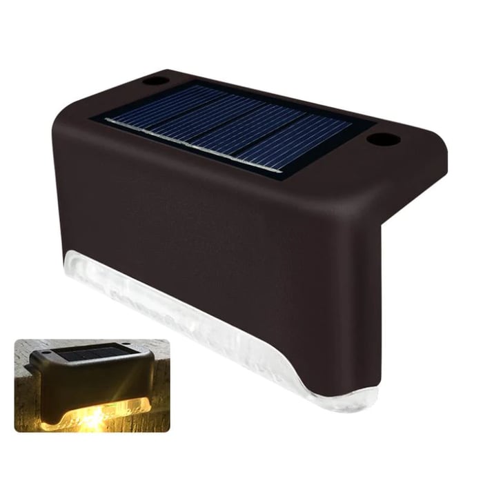 Solarbetriebene Außenbeleuchtung (4 Einheiten)