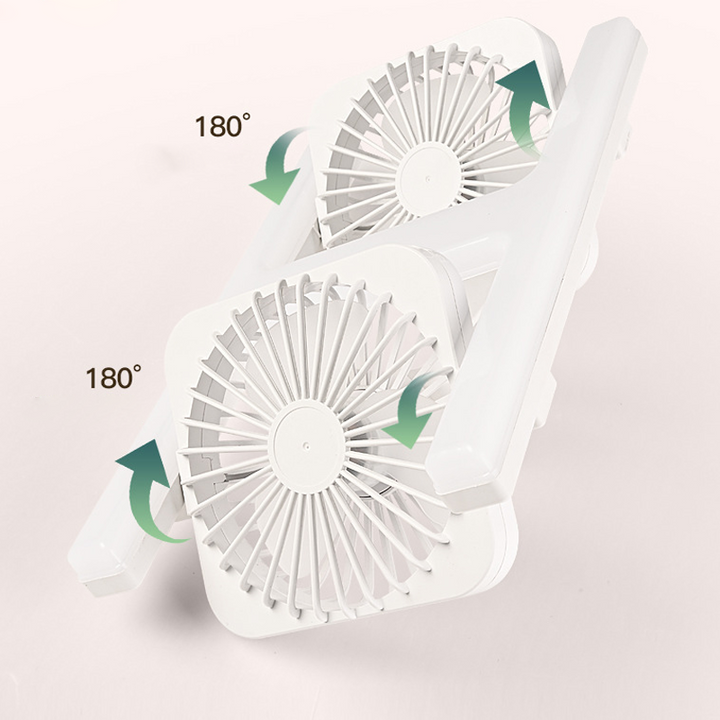 Deckenventilator mit Doppelkopf und LED-Beleuchtung – modernes Design mit Fernbedienung für das Wohnzimmer und das Schlafzimmer